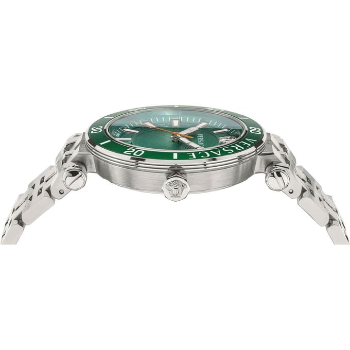 Versace VE2I00521 horloge mannen - Roestvrij Staal - zwart
