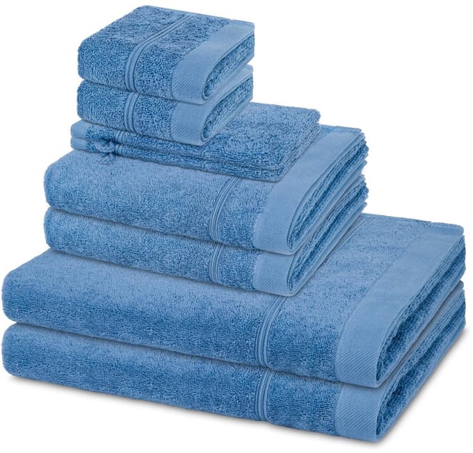 Ross Sonstiges 2 X washandjes 2 X gasten- 2 X douche- 2 X handdoek - in set 8 pack Rubin