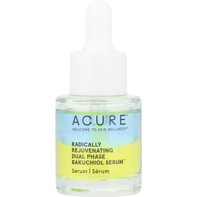 ACURE, Radically Rejuvenating, Dubbelfasig Bakuchiol Serum, 20ml (0,67 fl oz) white
