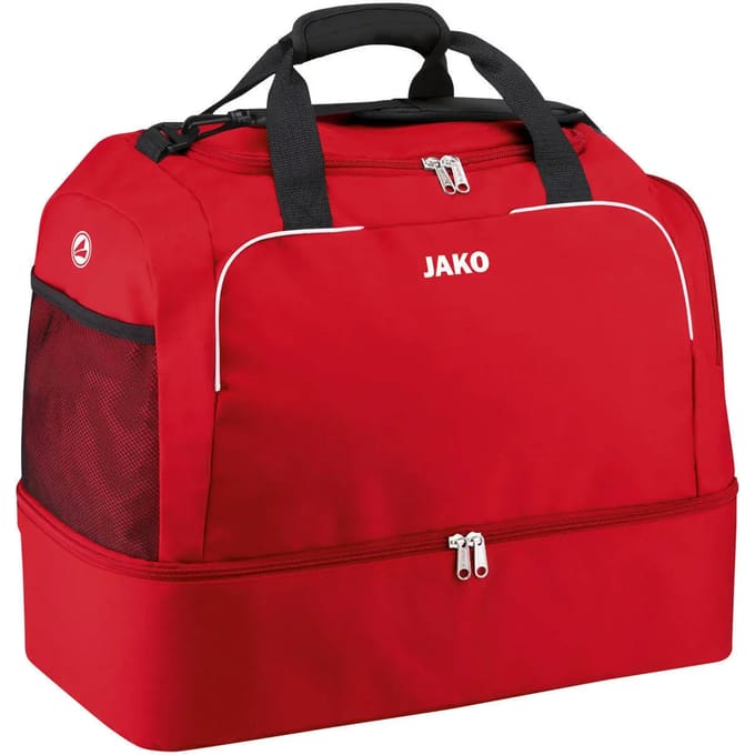 Jako Classico (Senior) Sporttas Met Bodemvak - Rood | Maat: SR