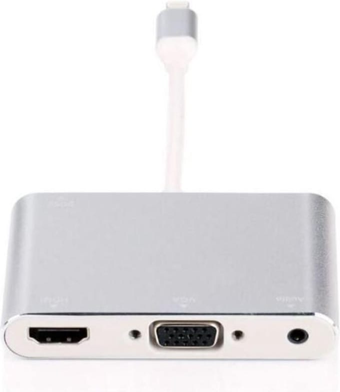 Microconnect LIGHT-HUB4 interface hub Lightning 480 Mbit/s Zilver