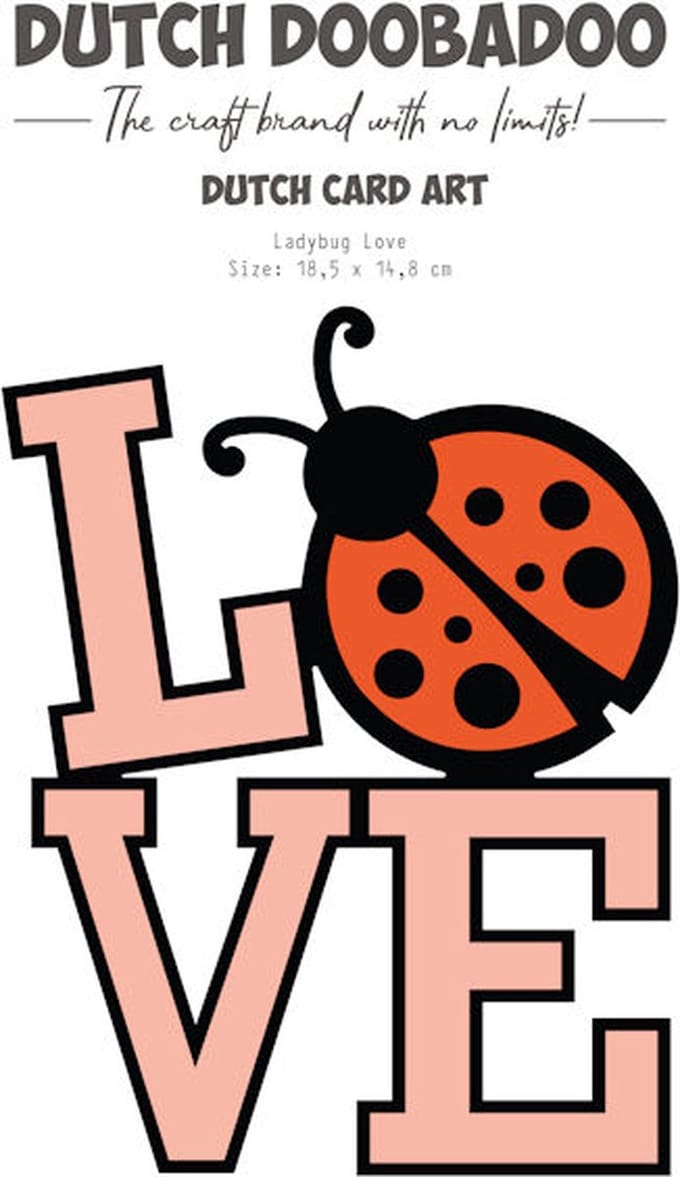 DDBD Card-Art Ladybug Love