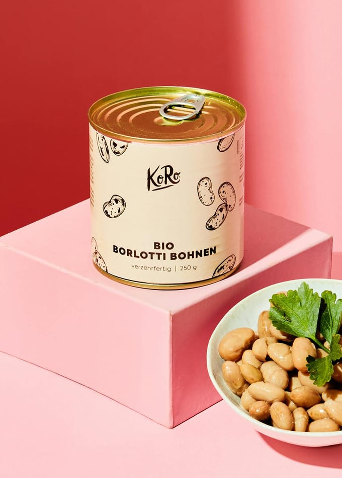 Bio borlottibonen in blik 250 g