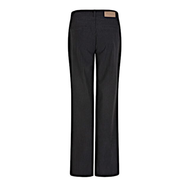 Red Button Broek Claudette Pinstripe Rib Srb4582 Black Dames Maat - W38 X L33