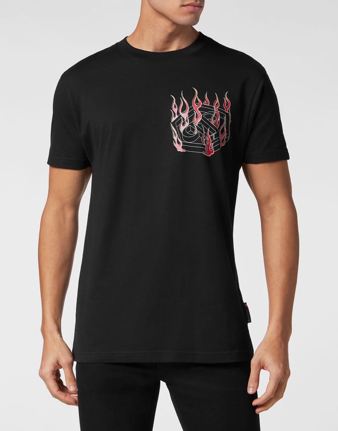 T-Shirt Ronde Hals Hexagon