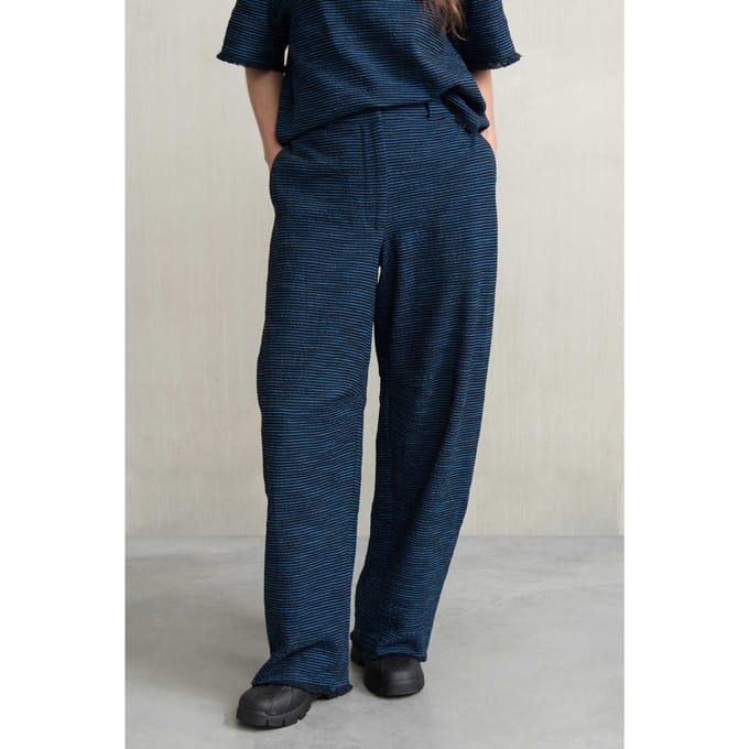 Humanoid Bennet Peacock Maat: XS | Wijde Broeken Outlet | Dames | Blauw
