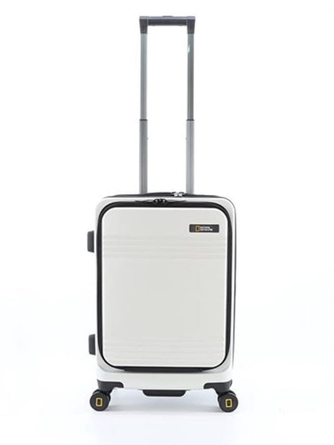 National Geographic Lodge Uitbreidbare Harde Handbagage Koffer 56,5 cm Small Wit - Wit / Small