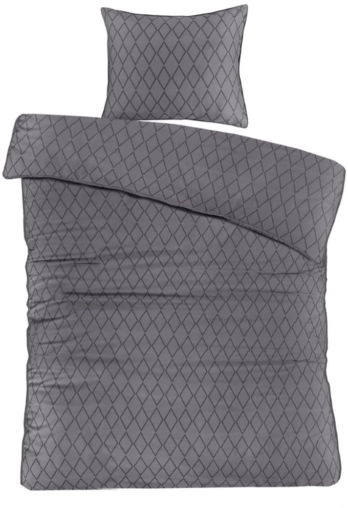 Papillon Axel Dekbedovertrek - Eenpersoons - 140x200/220 cm - Grijs