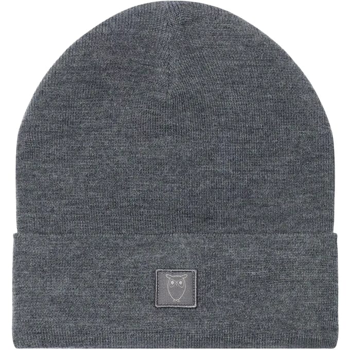 Dubbel-laags badge muts KnowledgeCotton Apparel Merino