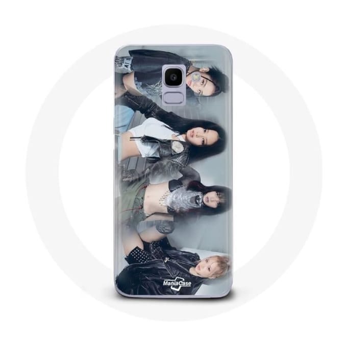Coque pour Samsung Galaxy A8 2018 Blackpink Teaser Born Pink Single Shut Down Affiche Members