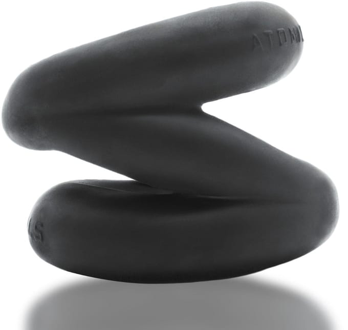 Oxballs - Z-Balls Ballstretcher - Night Edition - Siliconen/TPR - Zwart