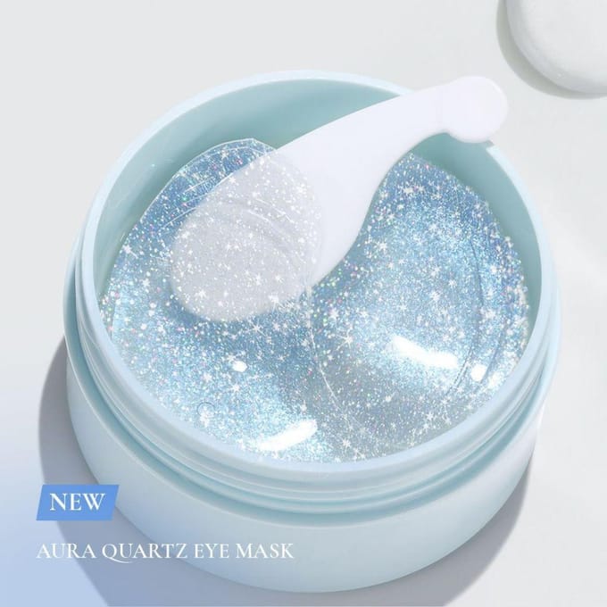 Petitfee Aura Quartz Oogmasker Hydrogel Type 30 paar + WILLEKEURIG CADEAU white