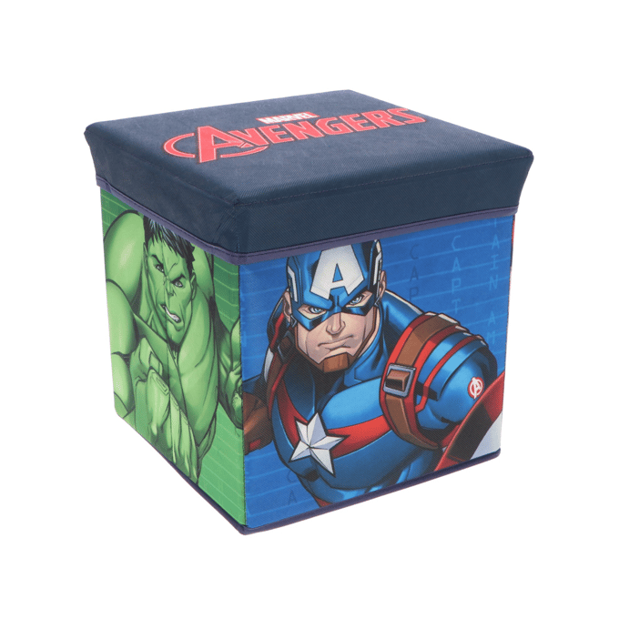 Avengers Opbergdoos - Met deksel - Stoel - Blauw - 30 cm