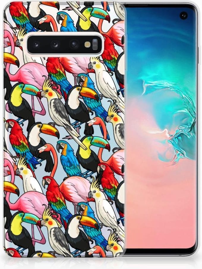 Samsung Galaxy S10 TPU Hoesje Birds