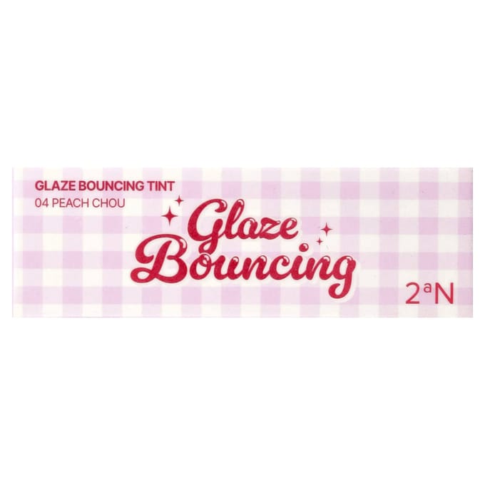 2aN Glaze Bouncing Tint, 04 Peach Shoe, 4,5g red