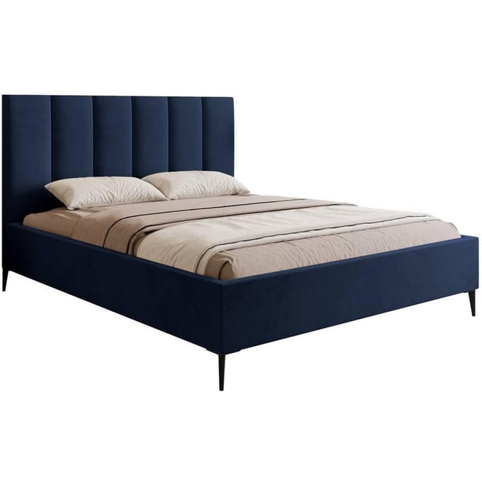 Bedframe Carolina met opbergruimte velvet 140x200 | NADUVI Collection