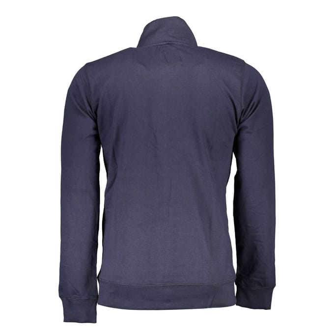 Gianmarco Venturi Blauwe Katoenen Mannen Sweatshirt