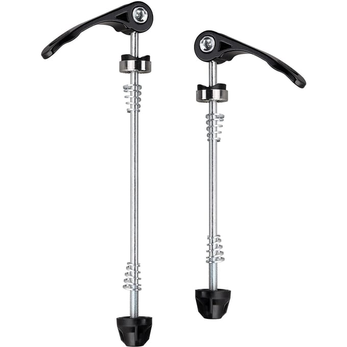 Fietswielnaaf Snelspanners Racefiets Mountainbike MTB Wielnaaf Voor en Achter Snelspanners Snelspanners Cliphendel gray