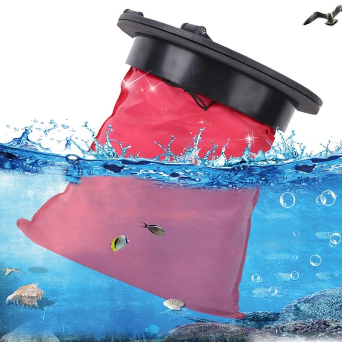 8IN Standaard Ronde Kano Compartiment Deksel Kit ABS Plastic Toegangsklep Vissersboot Accessoire black