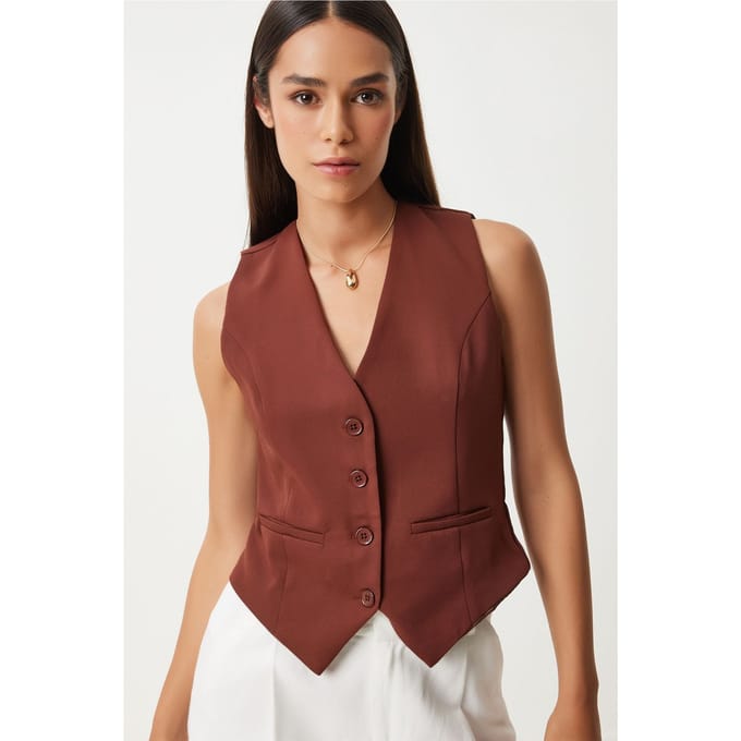 Crop Knop Vest