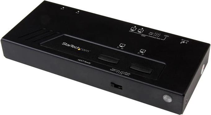 StarTech 2x2 HDMI Matrix switch - 4K met snelschakeling en auto-sensing