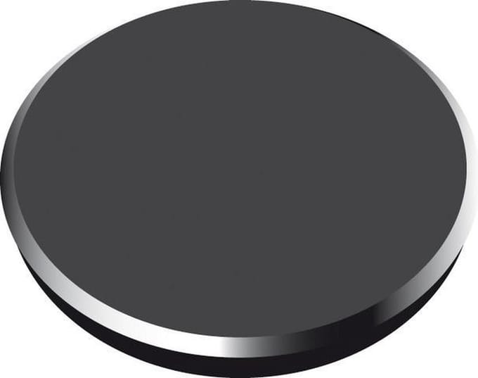 Magneet Alco 32mm rond blister à 4 stuks zwart