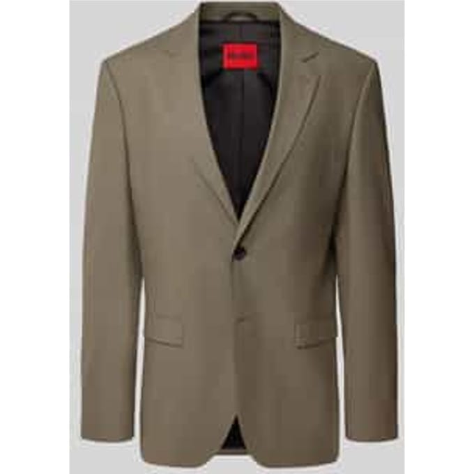 Slim fit 2-knoops colbert van wolmix, model 'ARTI'