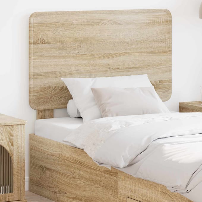 vidaXL Hoofdbord Sonoma Eiken Bewerkt hout