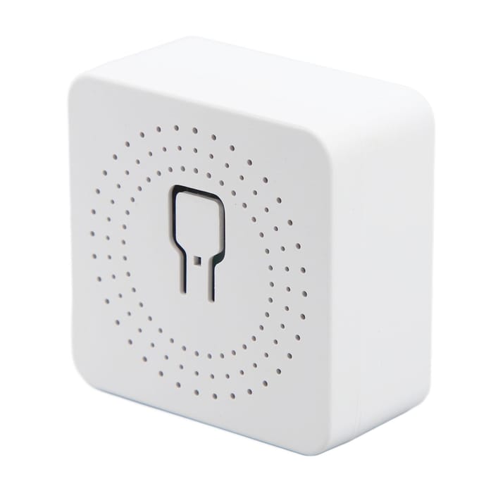 Mini Slimme WiFi Schakelaar DIY Huis Muur Licht Bedieningsmodule 16A AC100?240V 5060HZ white