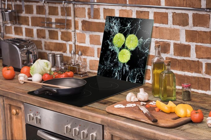 TMK ArtDeko - Snijplank - Glas - 45x52 cm - Cytrus Motief