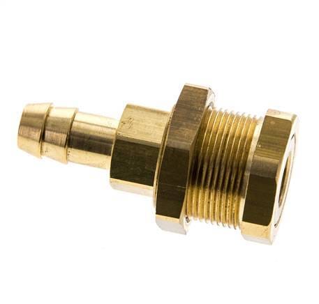 Messing DN 5 Luchtkoppeling Snelkoppeling 9 mm Slangpilaar Schotkoppeling Pull-Off Double Shut-Off