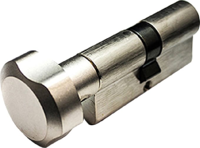 Evva knopcilinder dubbel skg2 nikkel tsc 46/k31 met 3 sleutels ( a 1 st )