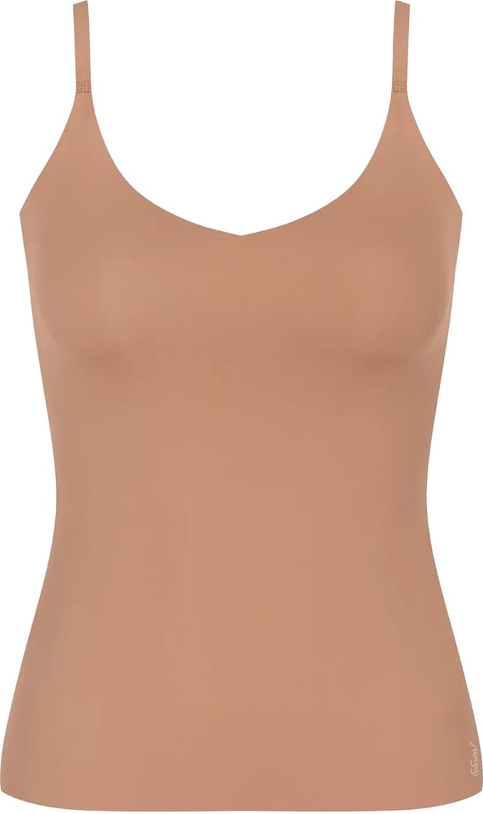Sloggi Women ZERO Feel 2.0 Spaghetti Top (1-pack) - dames singlet - lichtbruin