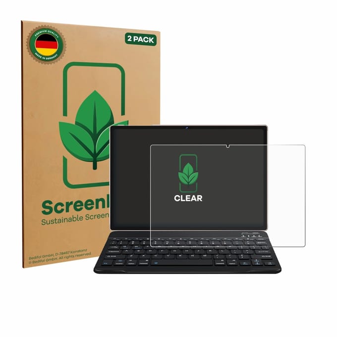 2 Stuks Screenprotector voor DEERTiME E9 10.1" - Hoogwaardige Beschermfolie transparant