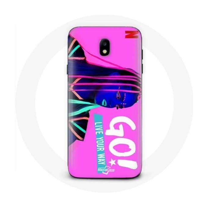 Hoesje voor Samsung Galaxy j7 2017 Achtervolg je dromen Mía Cáceres Go! Leef op jouw manier