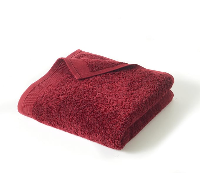 Blanc des Vosges Luxe Badhanddoek Uni - griotte - 50x100 cm - 100% microkatoen - 600 g/m²