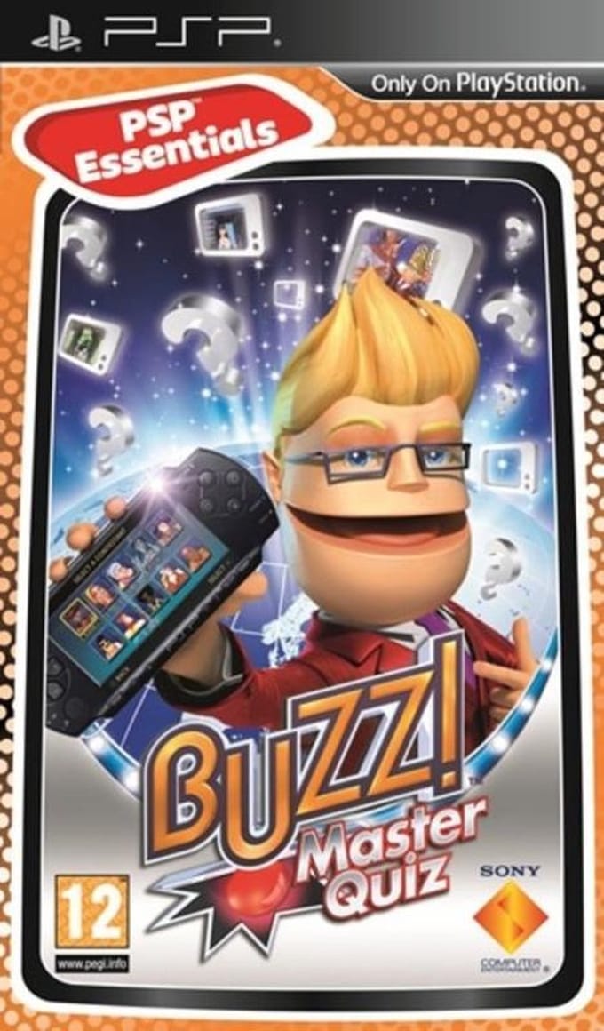 Buzz! Master Quiz Essentials game only (PSP tweedehands game)