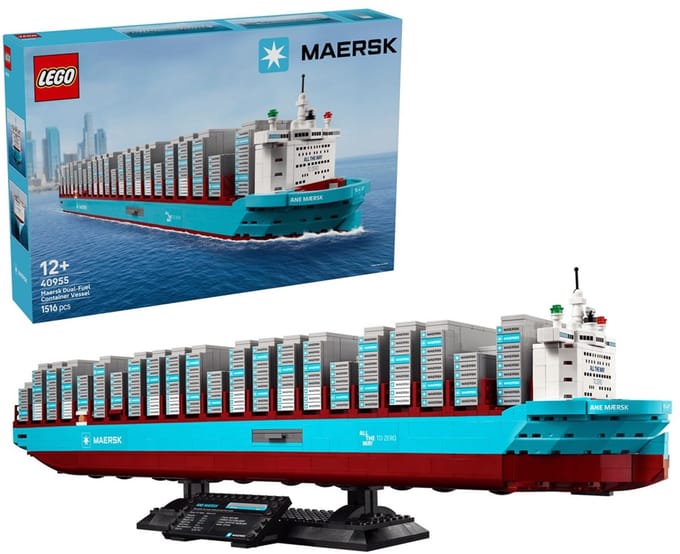 LEGO 40955 - Maersk containerschip met dubbel brandstofsysteem