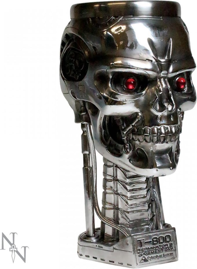 Nemesis Now - Terminator Kelk Terminator 2 Head - Zilverkleurig
