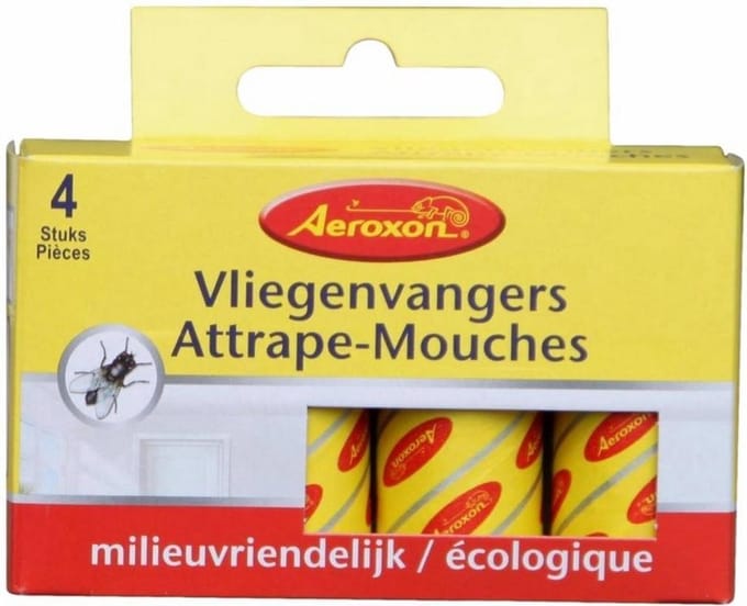 Aeroxon Vliegenvanger - 2 x 4 rollen
