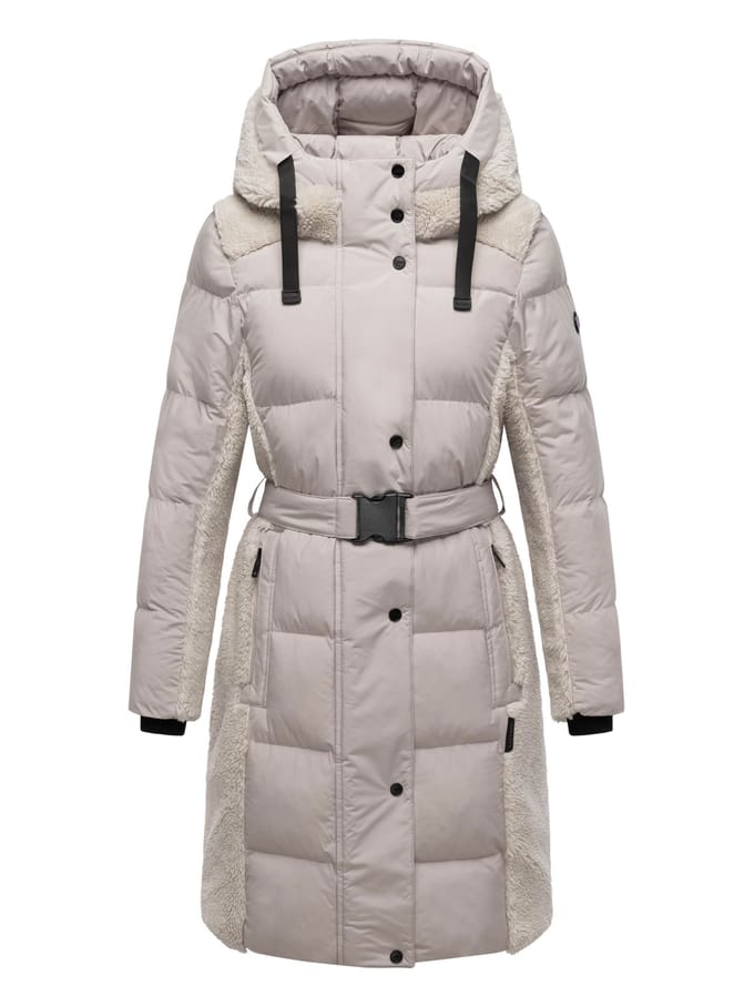 Navahoo dames wintermantel Funkelteddy – stijlvol, warm & modern