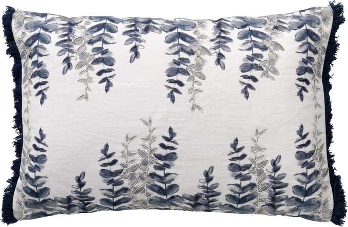 LOTIS | sierkussen 40x60 cm | Insignia Blue | blauw | multicolor | Hoii | met duurzame kussenvulling