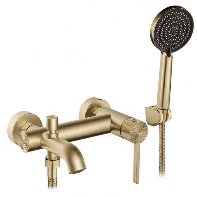 Rea Foster Badkraan - Geborsteld Goud - 17,5X22X6Cm