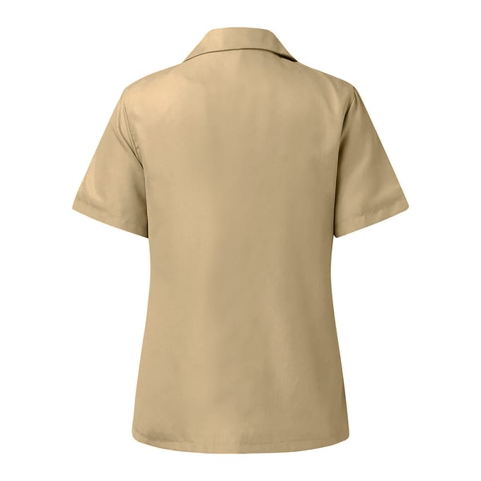 Premier Popeline blouse met korte mouwen / Gewoon werkoverhemd (Khaki)