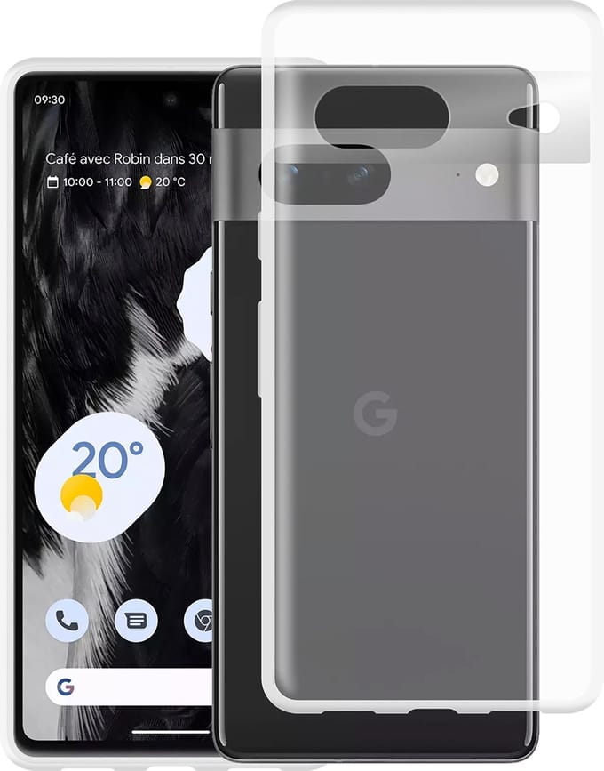 Cazy hoesje geschikt voor Google Pixel 7 Hoesje Siliconen - Flexibele Case - Transparant