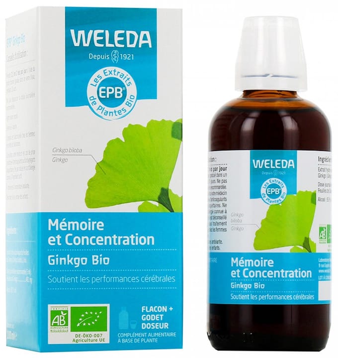 Weleda Geheugen en Concentratie Ginkgo Bio 100 ml