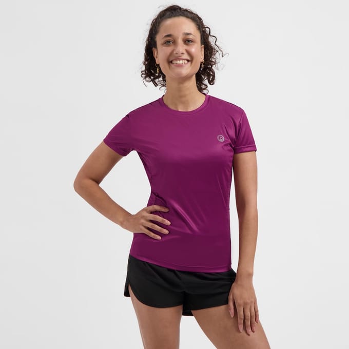 Rogelli Core Dames Hardloopshirt - Korte mouw - Cherry