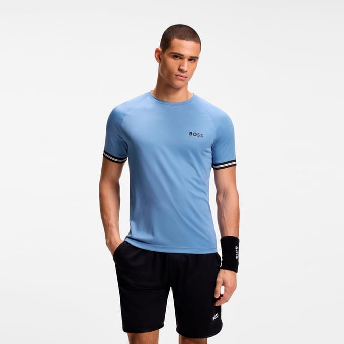 regular fit T-shirt met labelprint model 'TOC SERVE 2'