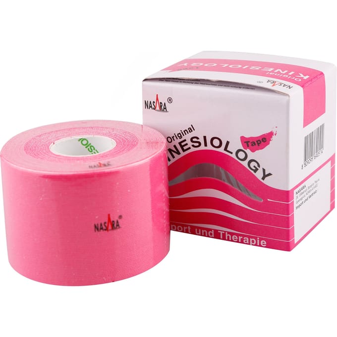 Nasara Kinesiologytape - 5 meter x 5 cm - roze