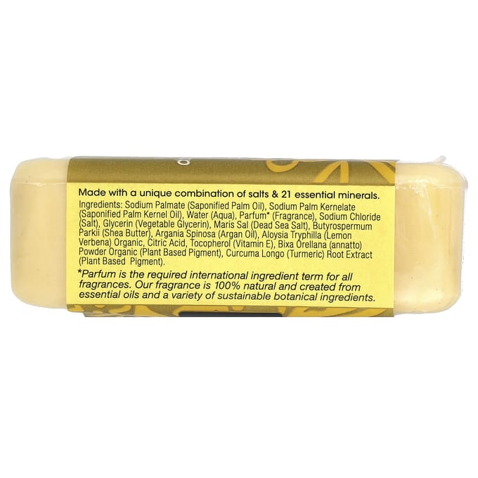 One with Nature, Drievoudig gemalen minerale zeepreep, Citroen Salie, 7 oz (200 gram) yellow
